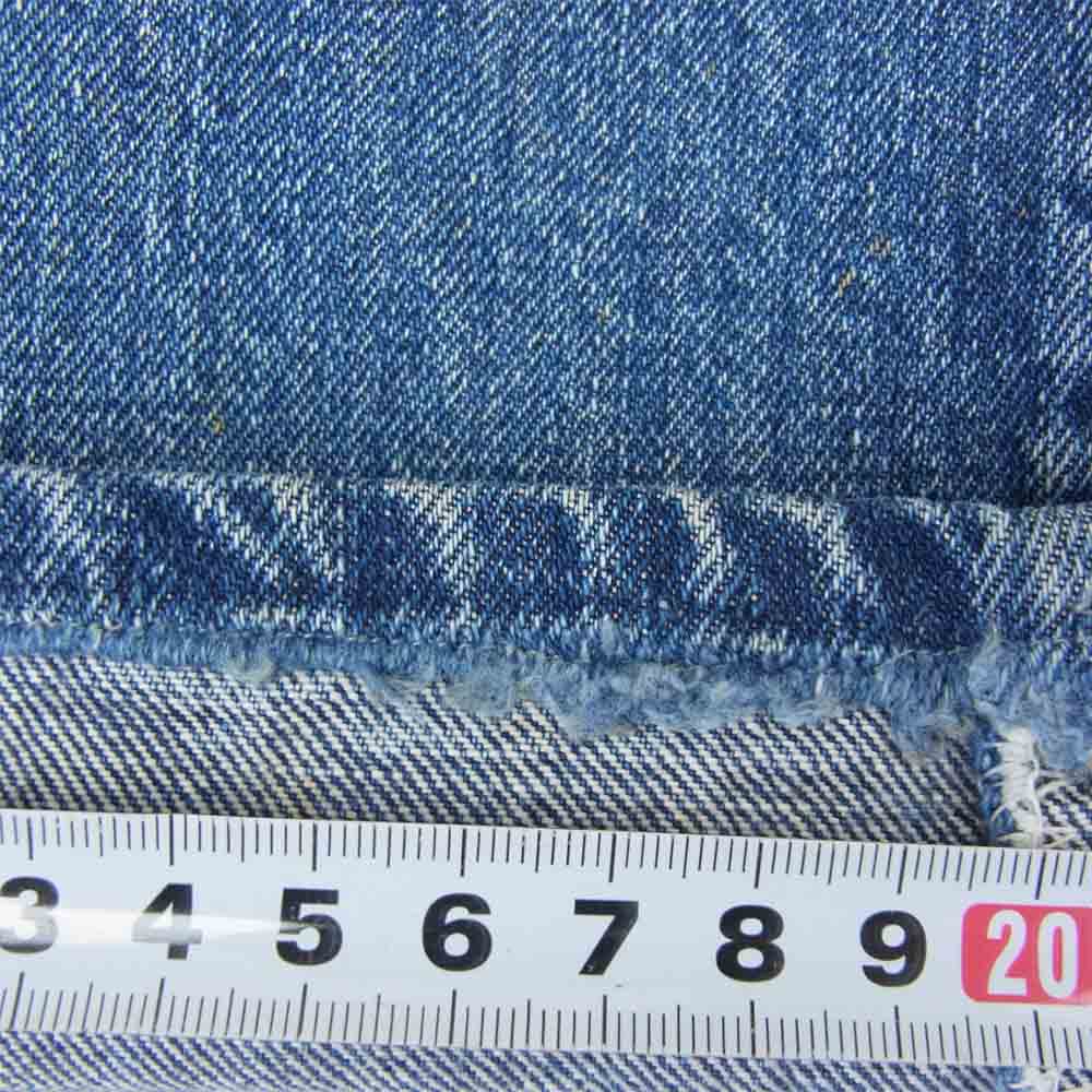 Levi's リーバイス オリジナル 501 BIG E 刻印K Vステッチ 足長R インディゴブルー系【中古】