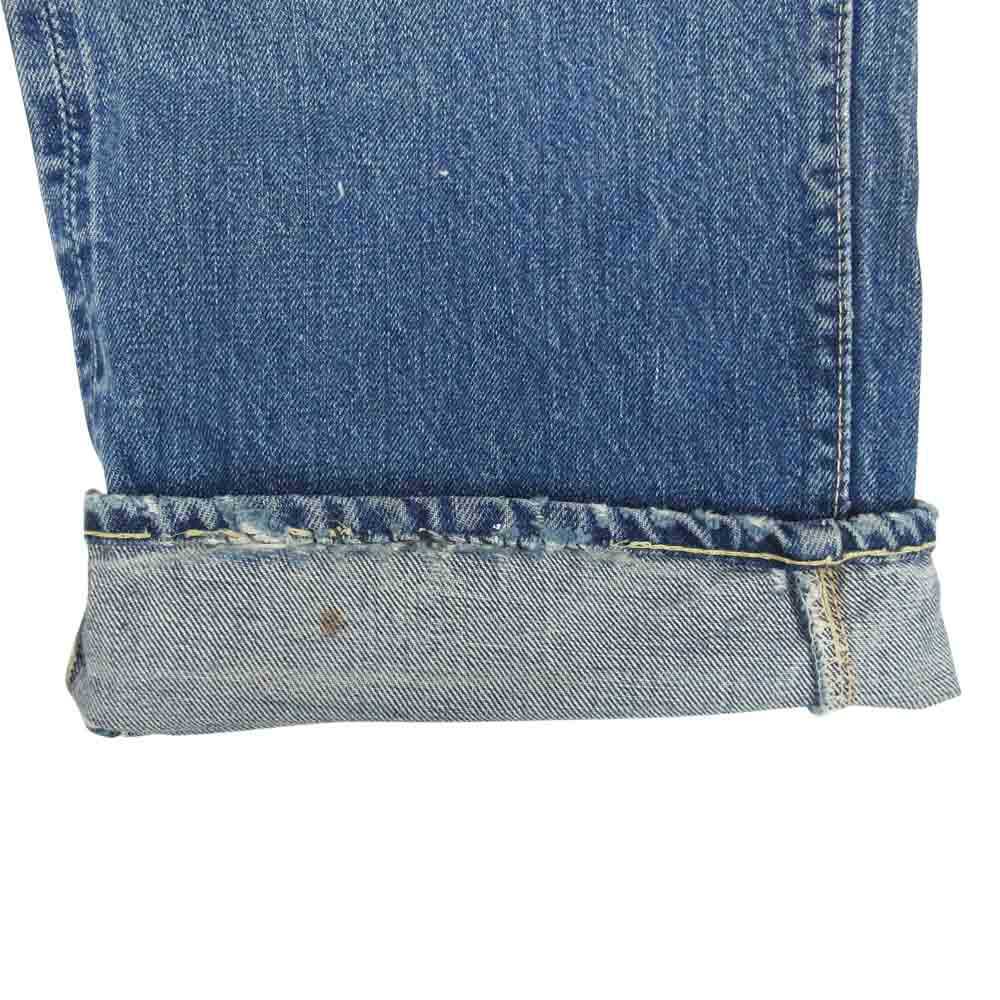 Levi's リーバイス オリジナル ヴィンテージ 501XX 刻印W Vステッチ 隠しリベット インディゴブルー系【中古】