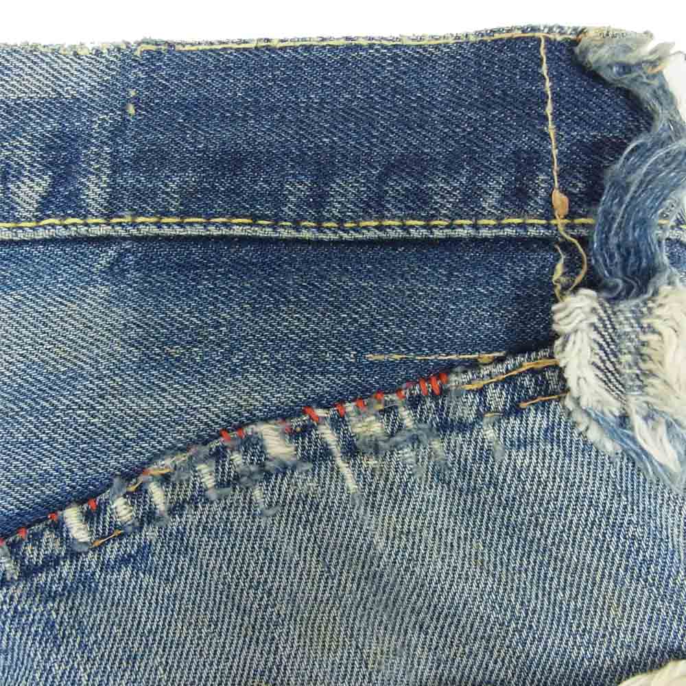Levi's リーバイス オリジナル ヴィンテージ 501XX 刻印W Vステッチ コインポケット裏セルビッチ インディゴブルー系【中古】
