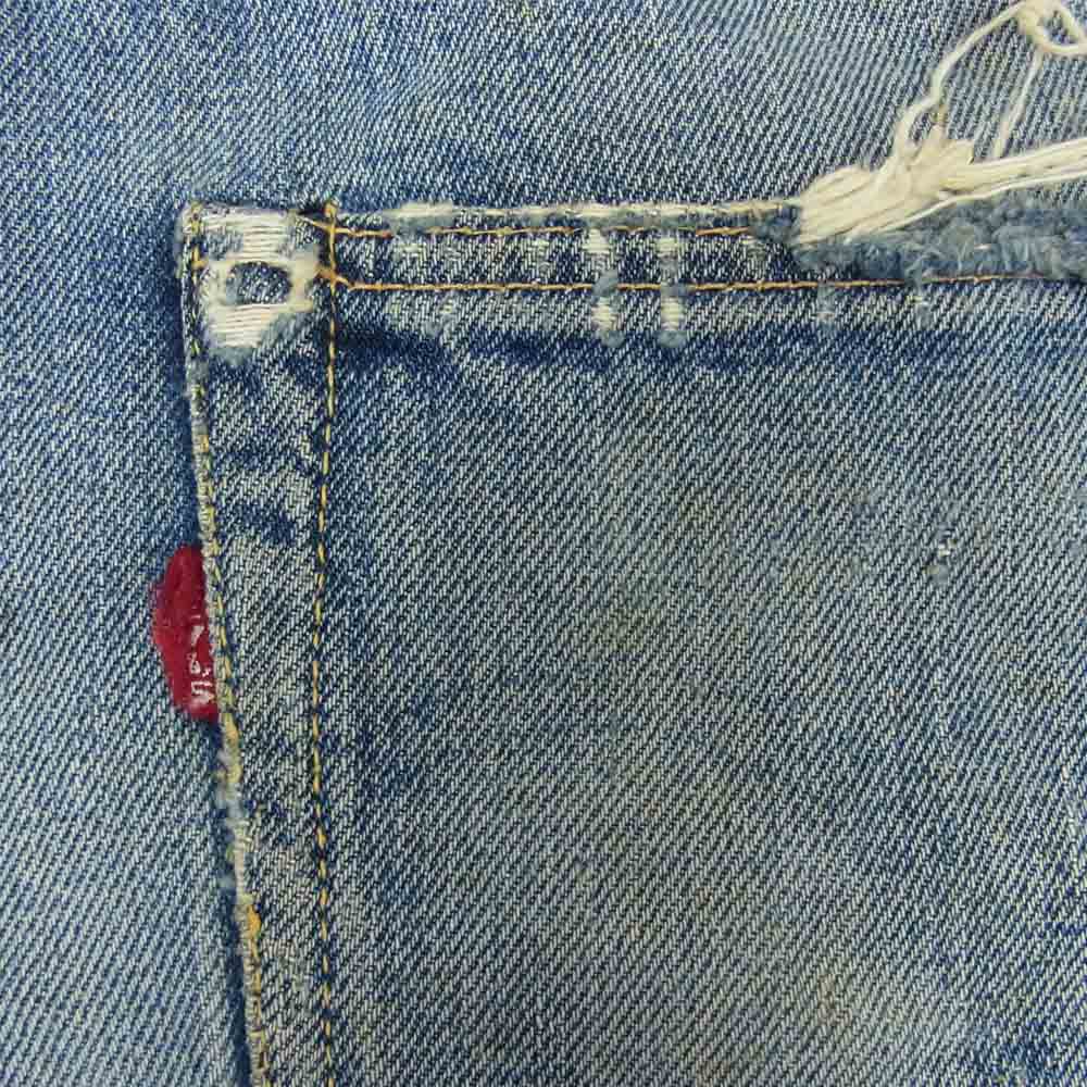 Levi's リーバイス オリジナル ヴィンテージ 501XX 刻印W Vステッチ コインポケット裏セルビッチ インディゴブルー系【中古】
