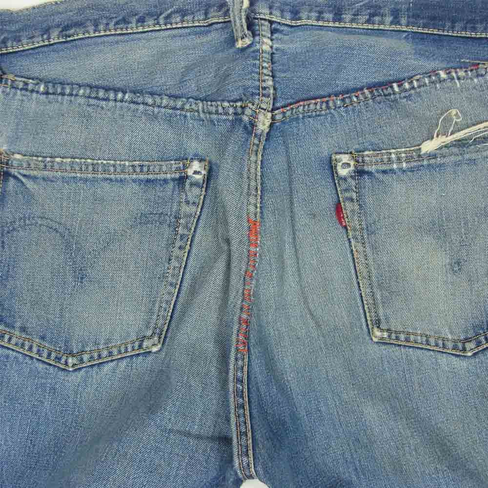 Levi's リーバイス オリジナル ヴィンテージ 501XX 刻印W Vステッチ コインポケット裏セルビッチ インディゴブルー系【中古】