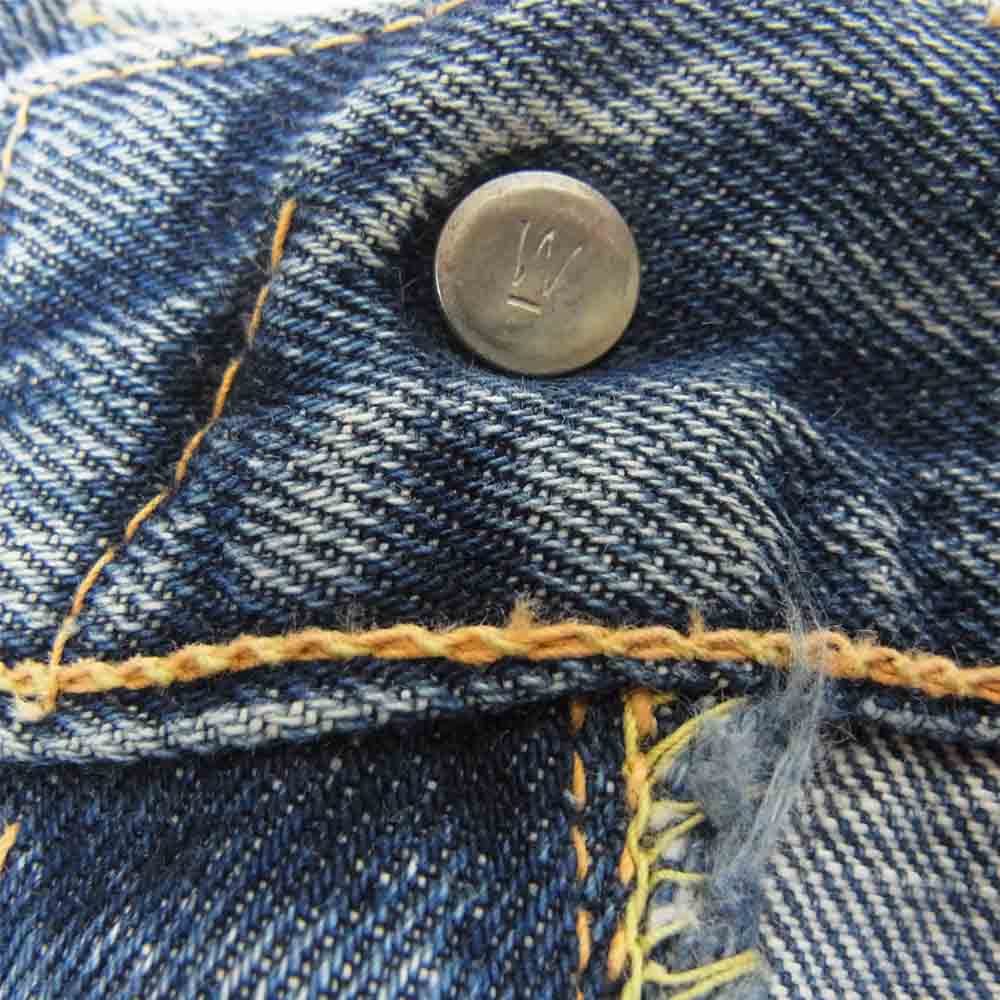 Levi's リーバイス オリジナル ヴィンテージ 501XX 刻印W Vステッチ コインポケット裏セルビッチ インディゴブルー系【中古】