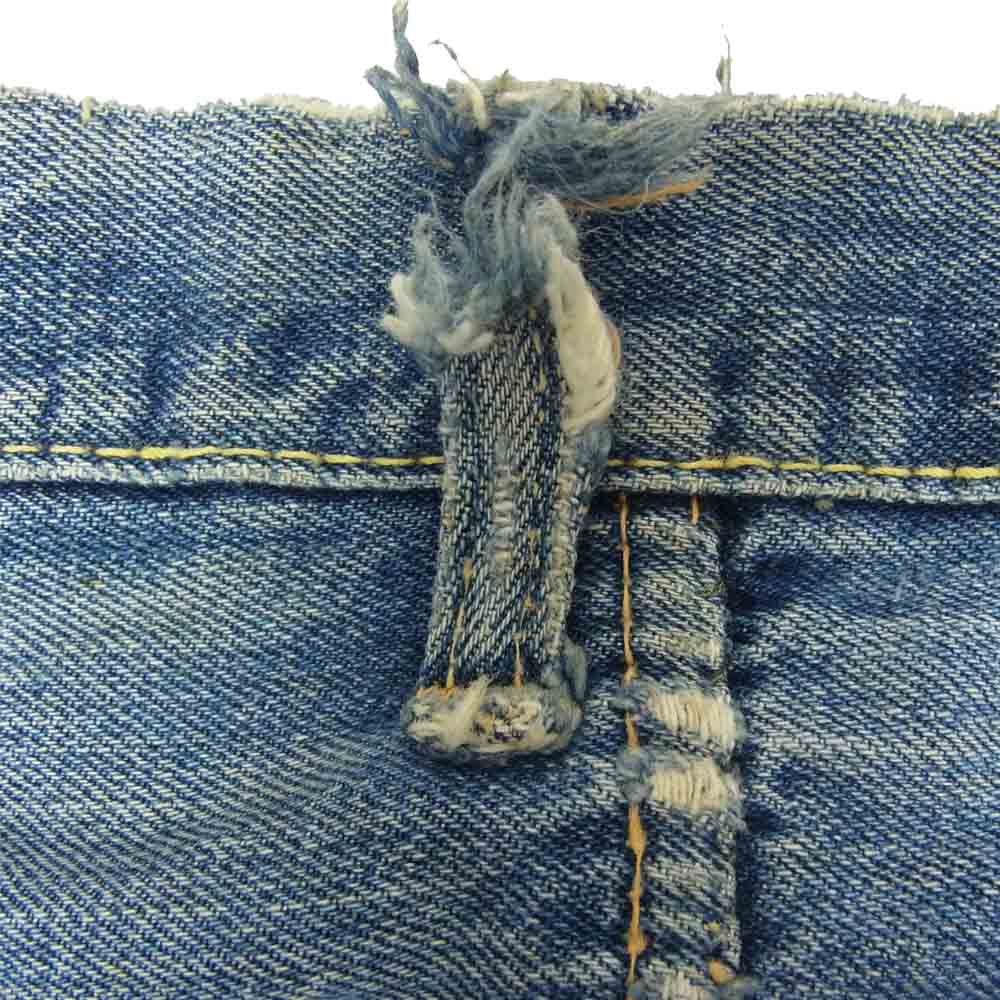 Levi's リーバイス オリジナル ヴィンテージ 501XX 刻印W Vステッチ コインポケット裏セルビッチ インディゴブルー系【中古】
