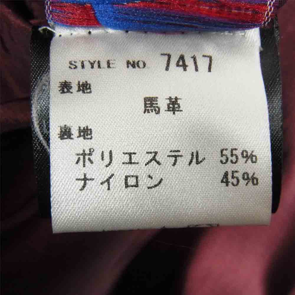 schott ショット 641XXH USA製 HORSE HIDE RIDERS ホース ハイド レザー シングル ライダース ブラック系 36【中古】