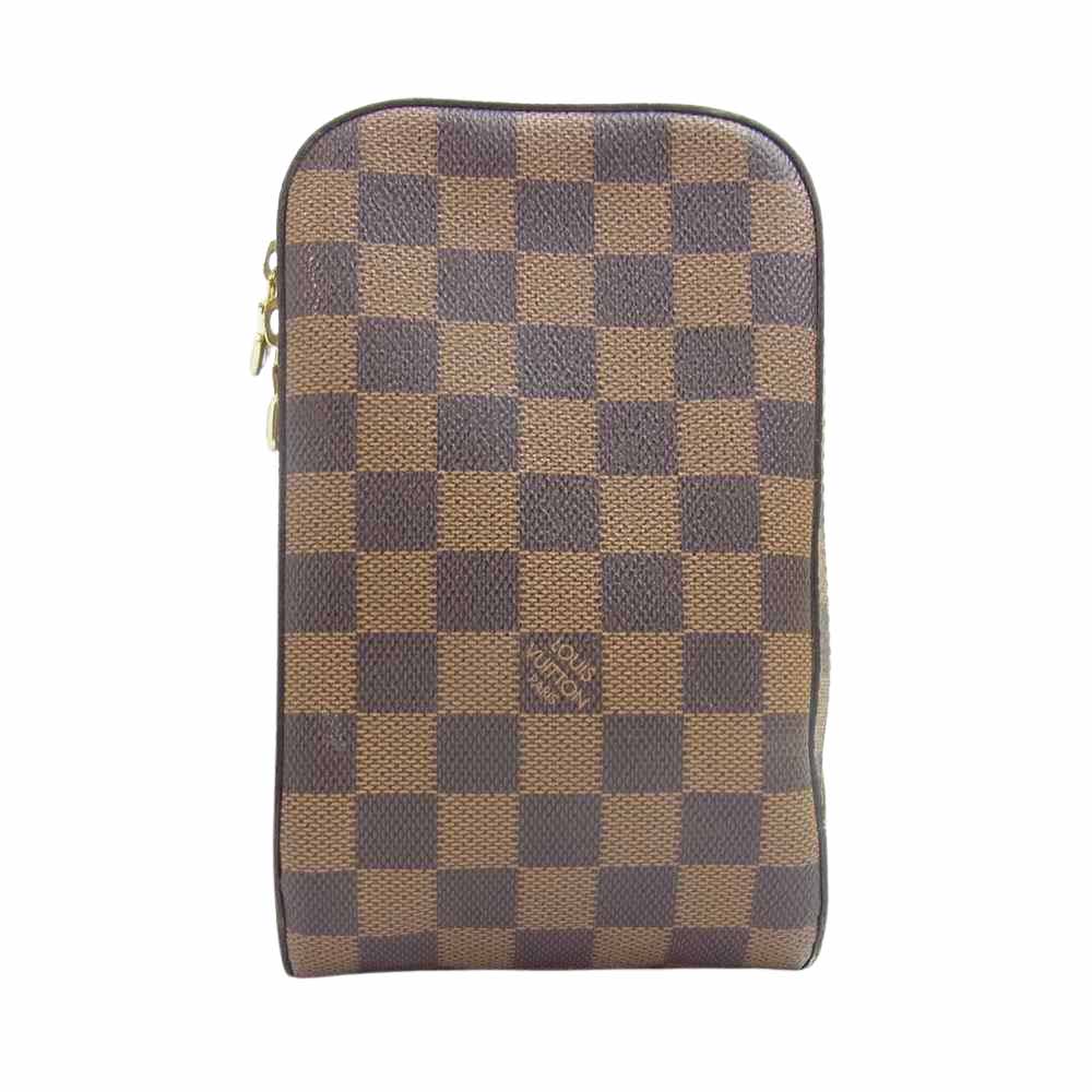 LOUIS VUITTON ルイ・ヴィトン N51994 02年製 ダミエ ジェロニモス エベヌ ボディバッグ ブラウン系【中古】