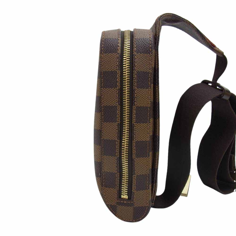 LOUIS VUITTON ルイ・ヴィトン N51994 02年製 ダミエ ジェロニモス エベヌ ボディバッグ ブラウン系【中古】
