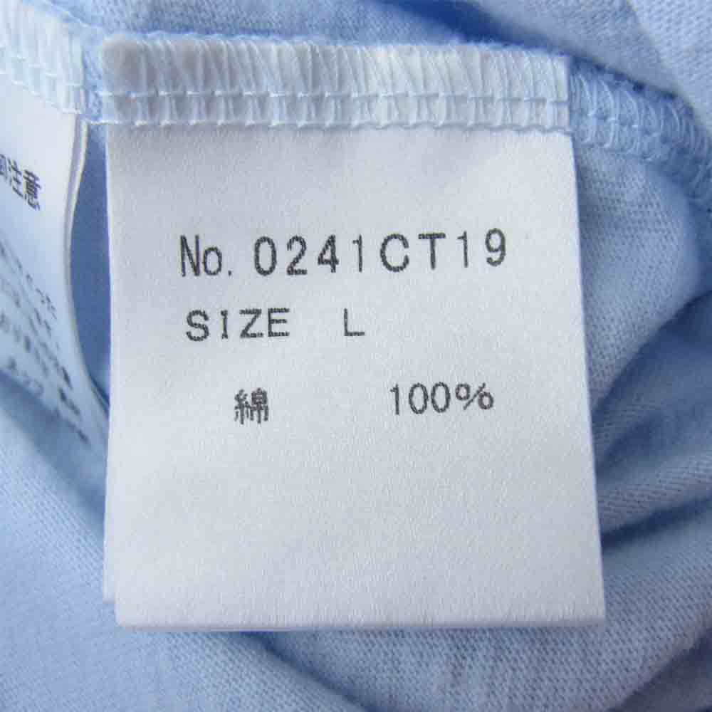 HYSTERIC GLAMOUR ヒステリックグラマー 0241CT19 PARADAICE CLUB 半袖 Tシャツ ブルー系 L【中古】