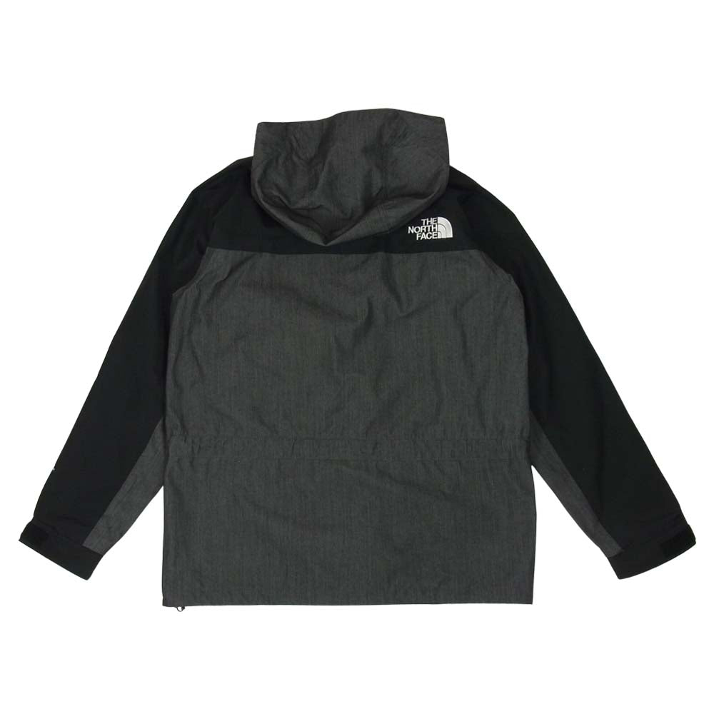 THE NORTH FACE ノースフェイス NP12032 mountain light denim jacket GORE-TEX マウンテン ライト デニム ジャケット ゴアテックス ブラック系 L【中古】