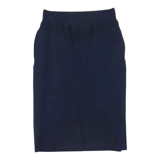 HYKE ハイク 151-12038 スウェット コットン タイト スカート ネイビー系 2【中古】