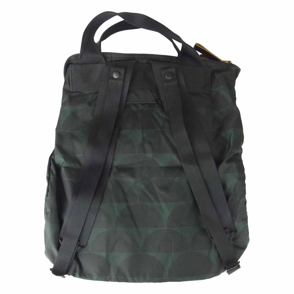 PORTER ポーター MARNI マルニ 2WAY トートバッグ リュック ブラック系 グリーン系【中古】