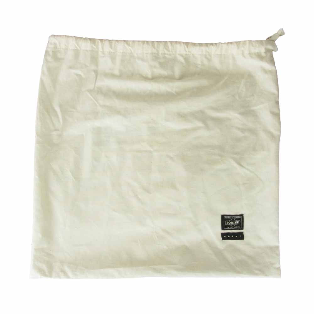 PORTER ポーター MARNI マルニ 2WAY トートバッグ リュック ブラック系 グリーン系【中古】