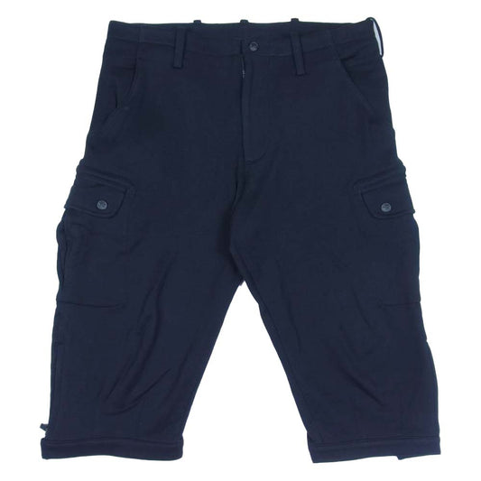 Yohji Yamamoto ヨウジヤマモト Y-3 ワイスリー CARGO HALF PANTS カーゴ ハーフ パンツ ブラック系 XS【中古】