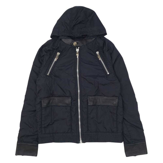 CHROME HEARTS クロムハーツ（原本無） 国内正規品 DEGENERATE バックBSフレア レザー切替 ナイロン ブルゾン M(JVP) ブラック系 M【中古】