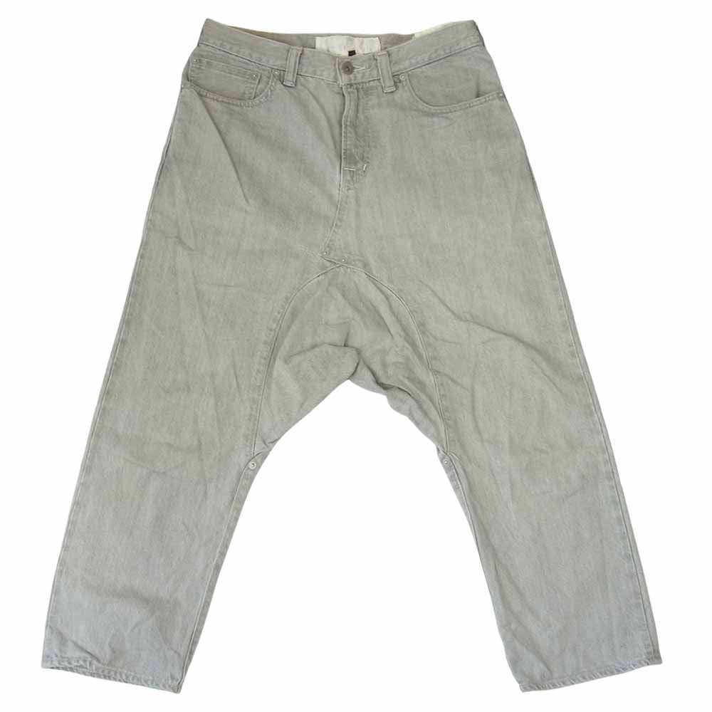 COMME des GARCONS コムデギャルソン EN-P002 GANRYU ガンリュウ サルエル デニム パンツ グレー グレー系 S【中古】