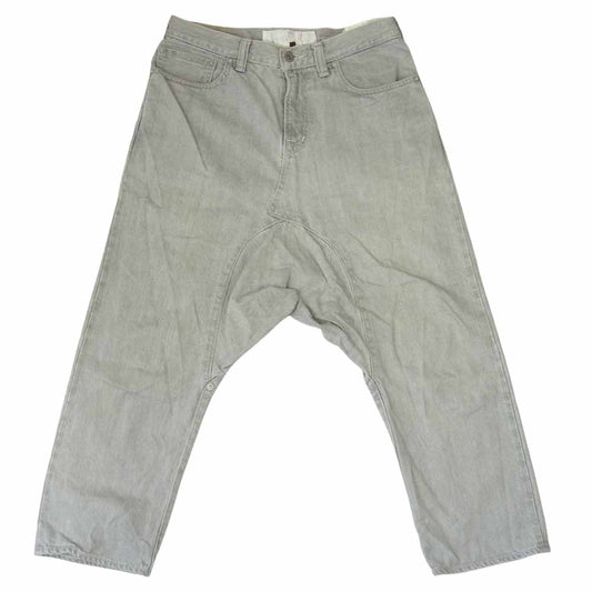 COMME des GARCONS コムデギャルソン EN-P002 GANRYU ガンリュウ サルエル デニム パンツ グレー グレー系 S【中古】