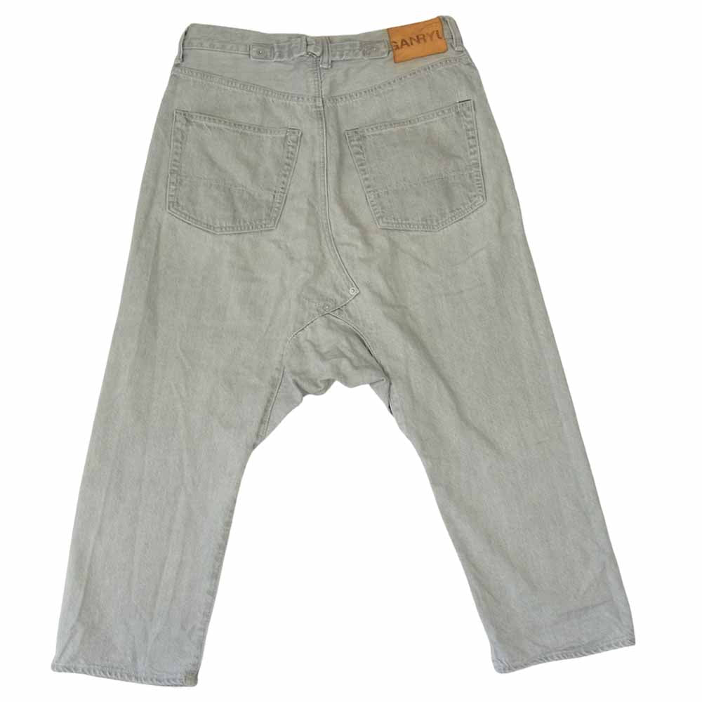 COMME des GARCONS コムデギャルソン EN-P002 GANRYU ガンリュウ サルエル デニム パンツ グレー グレー系 S【中古】