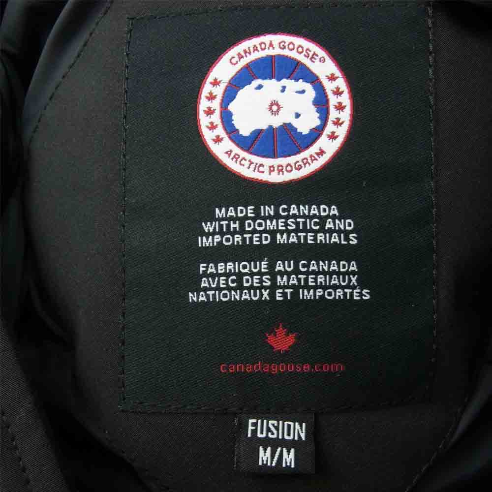 CANADA GOOSE カナダグース 3426MA 国内正規品 Chateau Parka FUSION FIT シャトーパーカー コヨーテファー付き フーテッド ダウン ジャケット コート ブラック系 M【新古品】【未使用】【中古】
