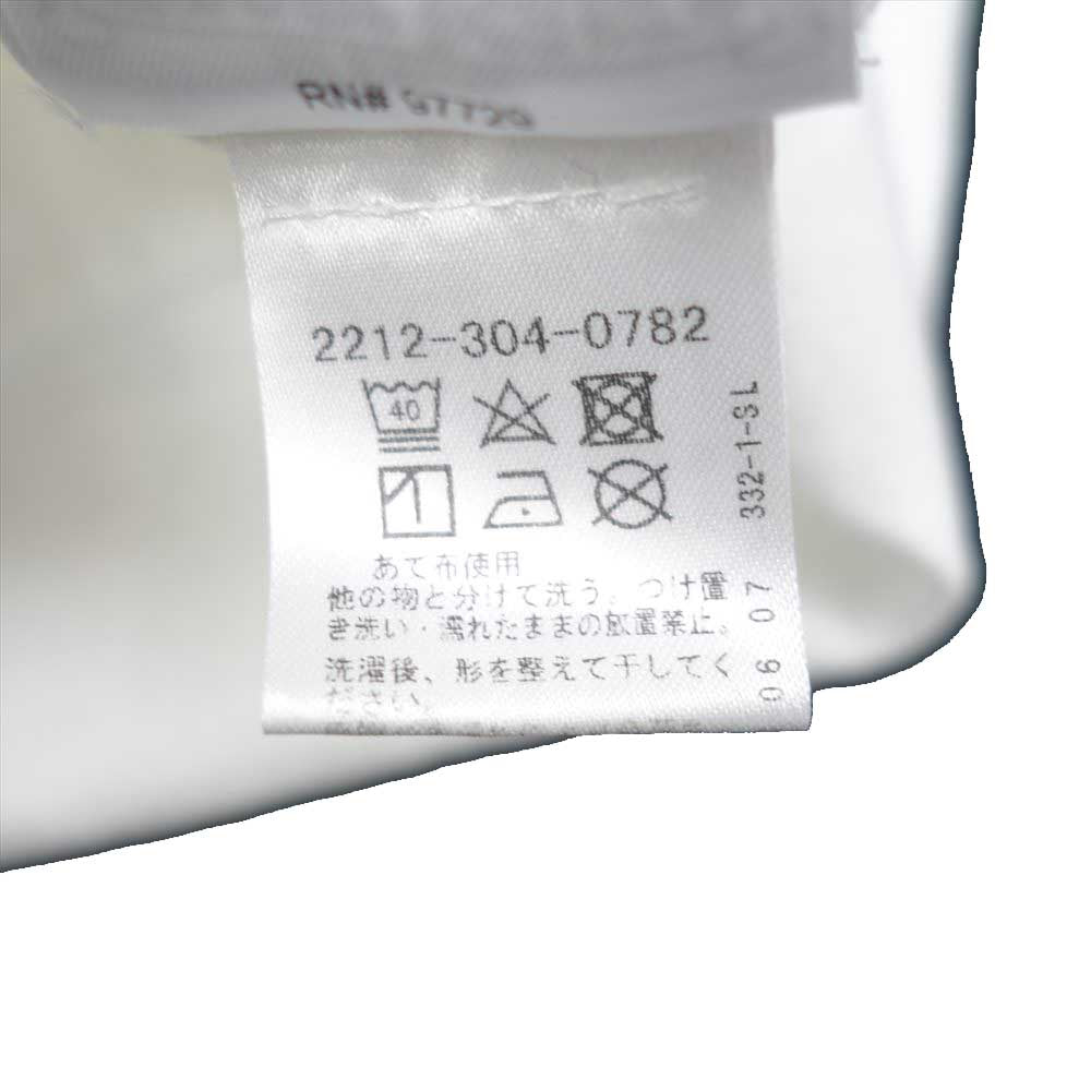 CHROME HEARTS クロムハーツ（原本無） 国内正規品 CHクロス ネック ロゴ プリント 半袖 Tシャツ ホワイト系 XL【中古】