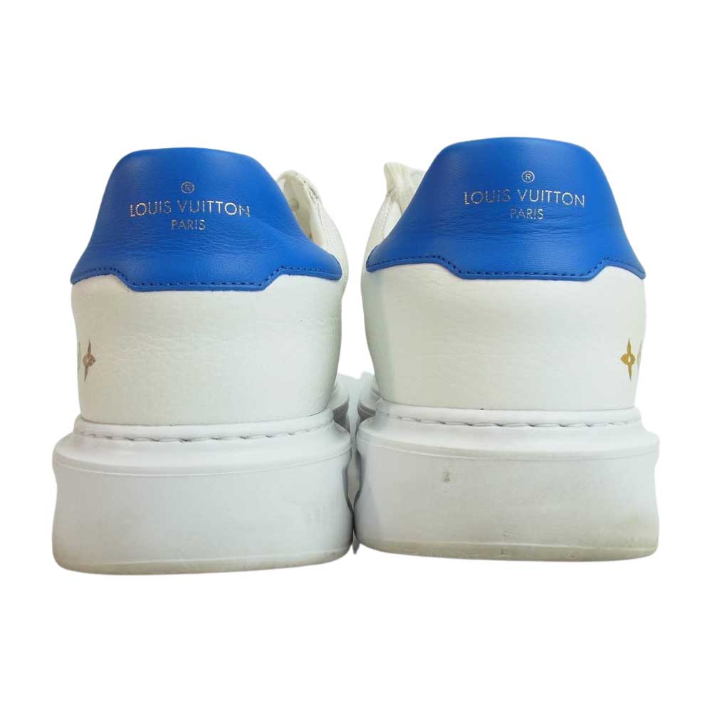 LOUIS VUITTON ルイ・ヴィトン FA0109 ビバリーヒルズ ライン キャンバス レザー ローカット スニーカー ホワイト ホワイト系 8 1/2【中古】