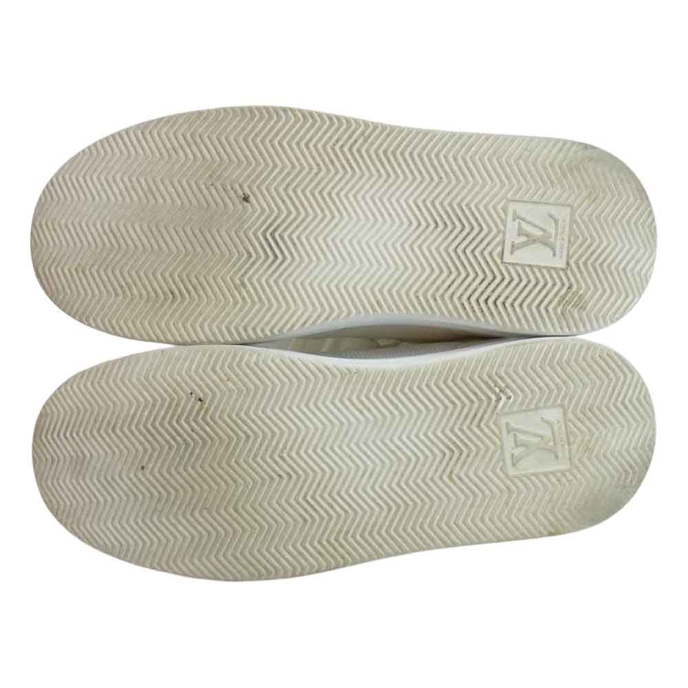 LOUIS VUITTON ルイ・ヴィトン FA0109 ビバリーヒルズ ライン キャンバス レザー ローカット スニーカー ホワイト ホワイト系 8 1/2【中古】