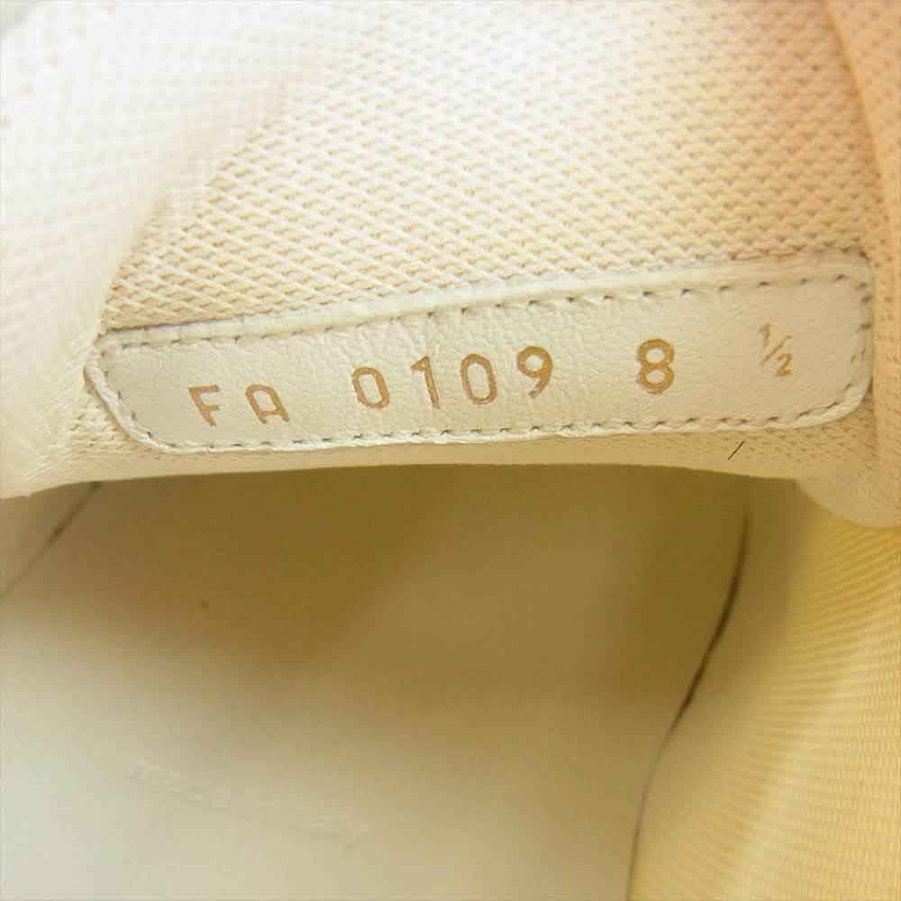 LOUIS VUITTON ルイ・ヴィトン FA0109 ビバリーヒルズ ライン キャンバス レザー ローカット スニーカー ホワイト ホワイト系 8 1/2【中古】