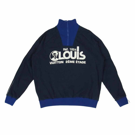 LOUIS VUITTON ルイ・ヴィトン 19AW 国内正規品 Multi Zip Sweatshirt プリンテッド マルチジップ スウェット トレーナー L【中古】