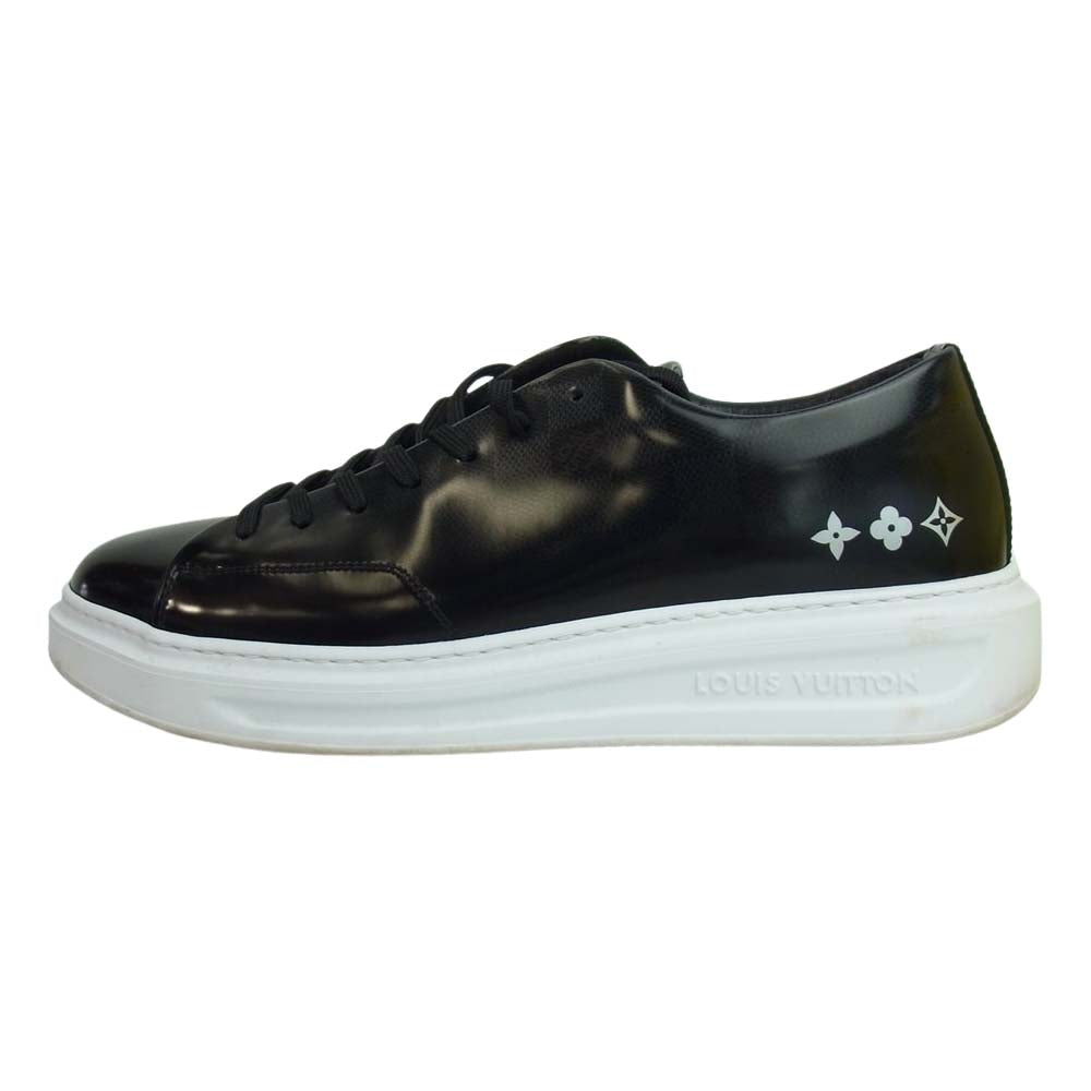 LOUIS VUITTON ルイ・ヴィトン FA0179 ダミエ ビバリーヒルズ ライン グラデーション ローカット スニーカー ブラック ブラック系【中古】
