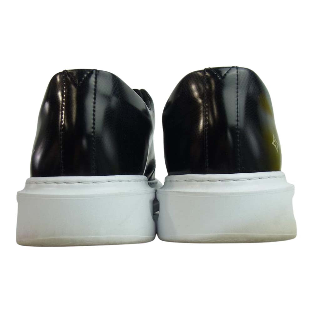 LOUIS VUITTON ルイ・ヴィトン FA0179 ダミエ ビバリーヒルズ ライン グラデーション ローカット スニーカー ブラック ブラック系【中古】