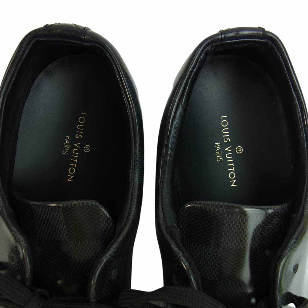 LOUIS VUITTON ルイ・ヴィトン FA0179 ダミエ ビバリーヒルズ ライン グラデーション ローカット スニーカー ブラック ブラック系【中古】