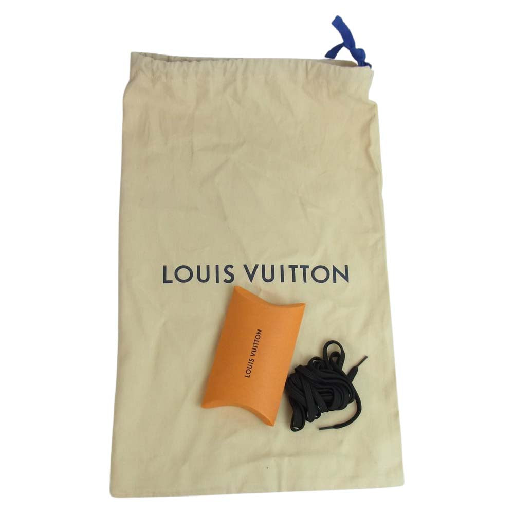 LOUIS VUITTON ルイ・ヴィトン FA0179 ダミエ ビバリーヒルズ ライン グラデーション ローカット スニーカー ブラック ブラック系【中古】