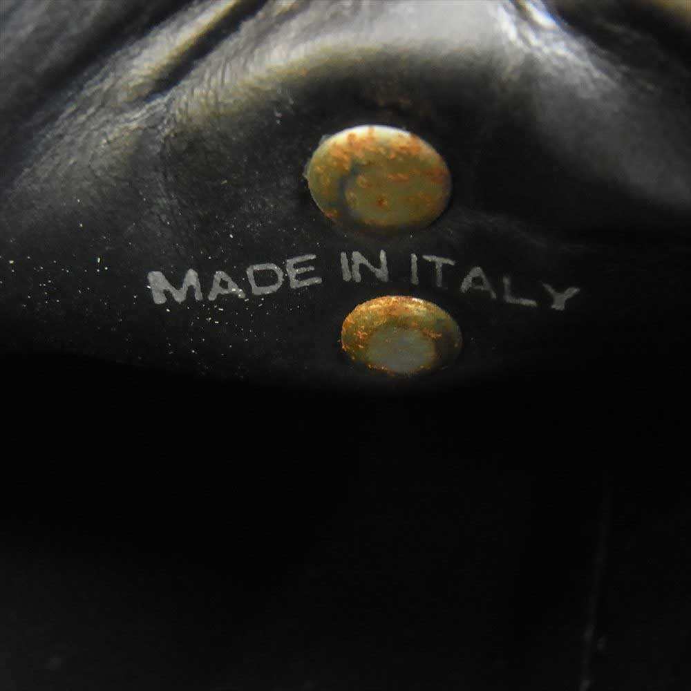 CHROME HEARTS クロムハーツ（原本無） SLIP ON  CH PLS PTCH CHプラス レザーパッチ ダガー スリッポン ブラック系 43【中古】