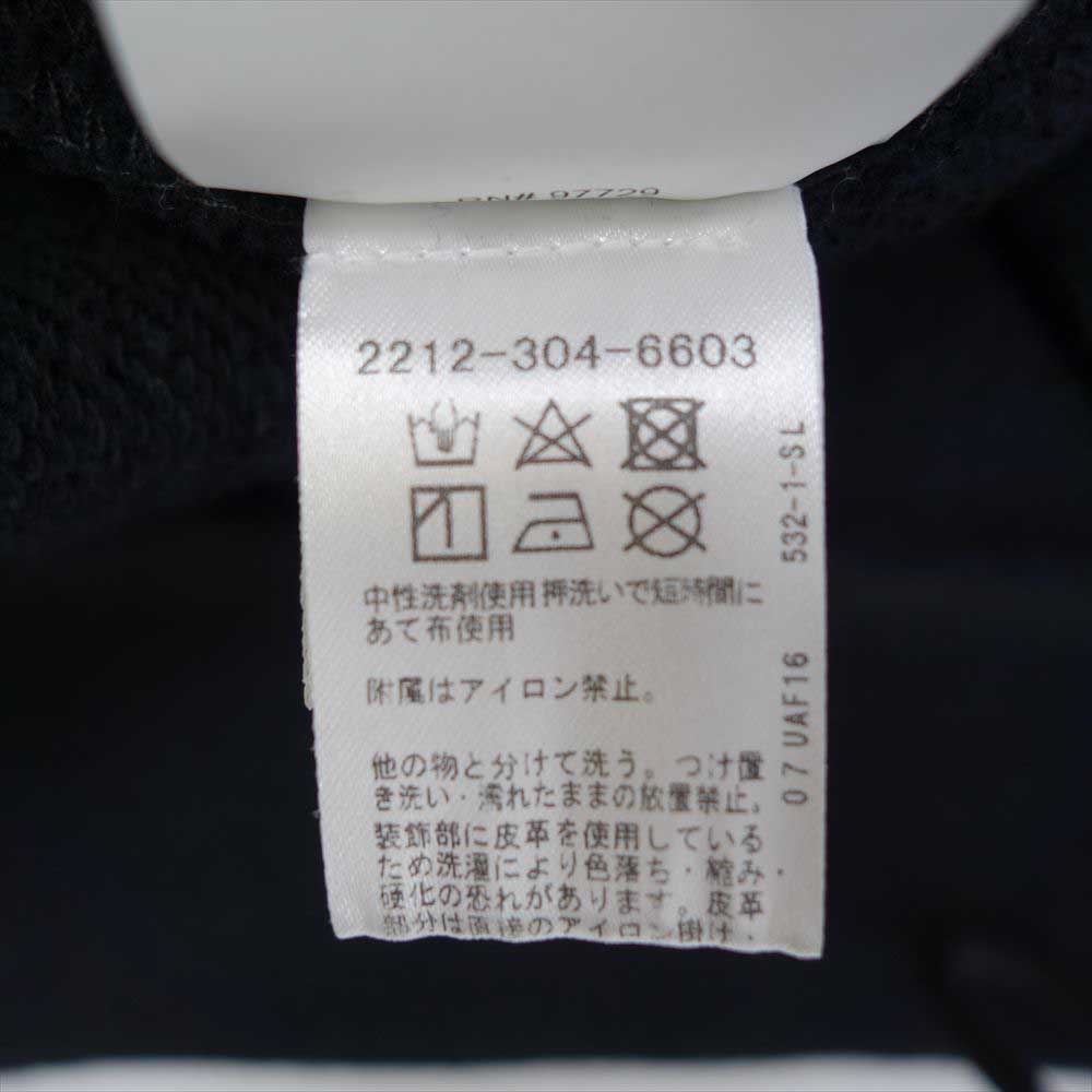 CHROME HEARTS クロムハーツ（原本無） 国内正規品 CHプラス レザー パッチ スウェット ブラック系 XL【中古】