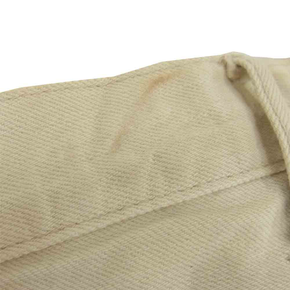 RRL ダブルアールエル shuttle woven selvedge denim オフホワイト デニム ベージュ系 32【中古】