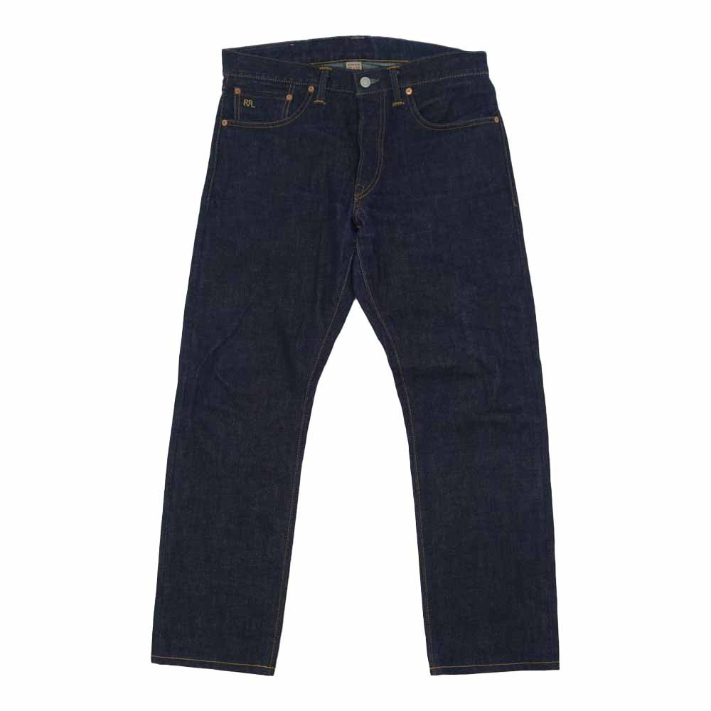 RRL ダブルアールエル 国内正規品 USA製 japan woven selvedge denim ブラック デニム ブラック系 32【中古】