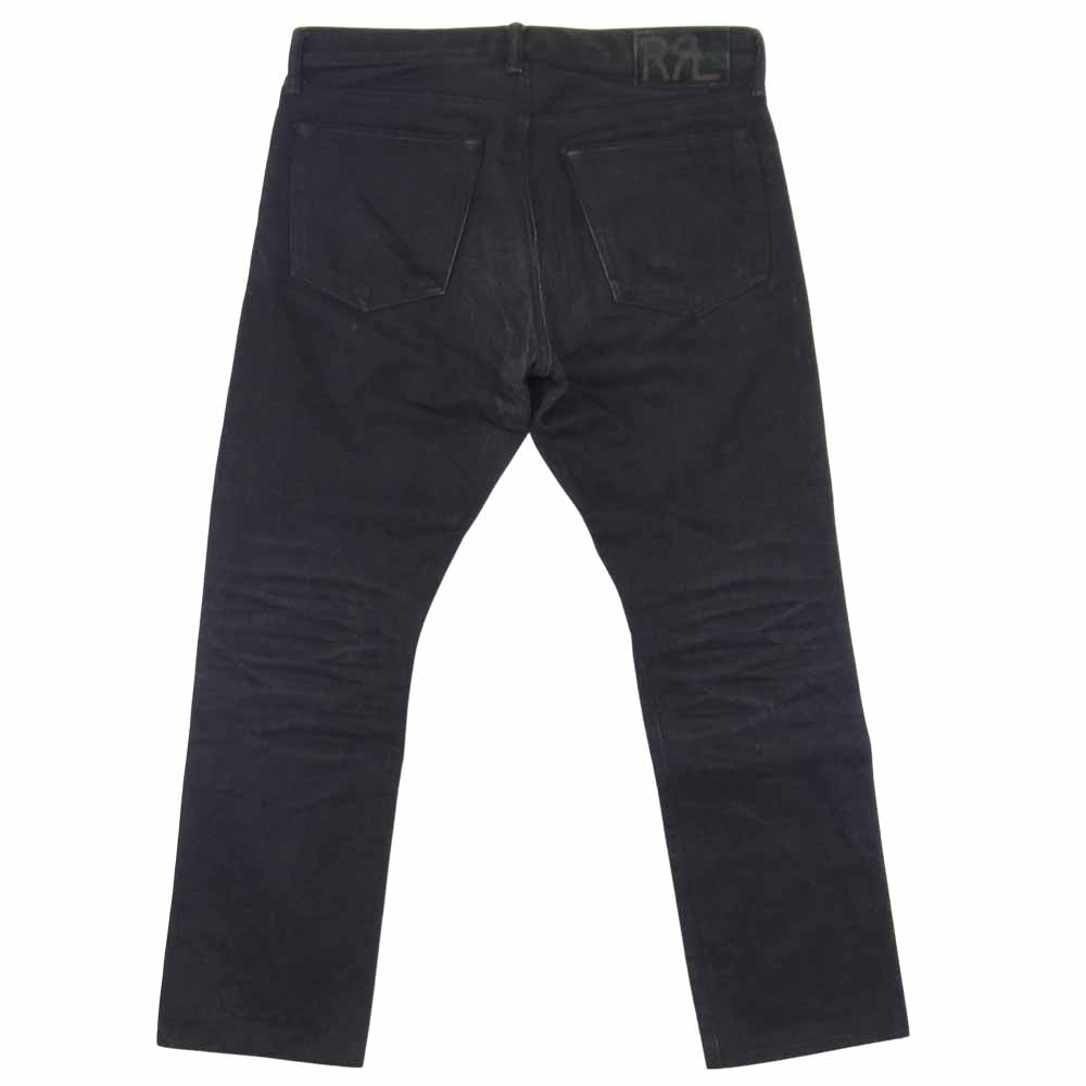 RRL ダブルアールエル 国内正規品 USA製 japan woven selvedge denim ブラック デニム ブラック系 32【中古】