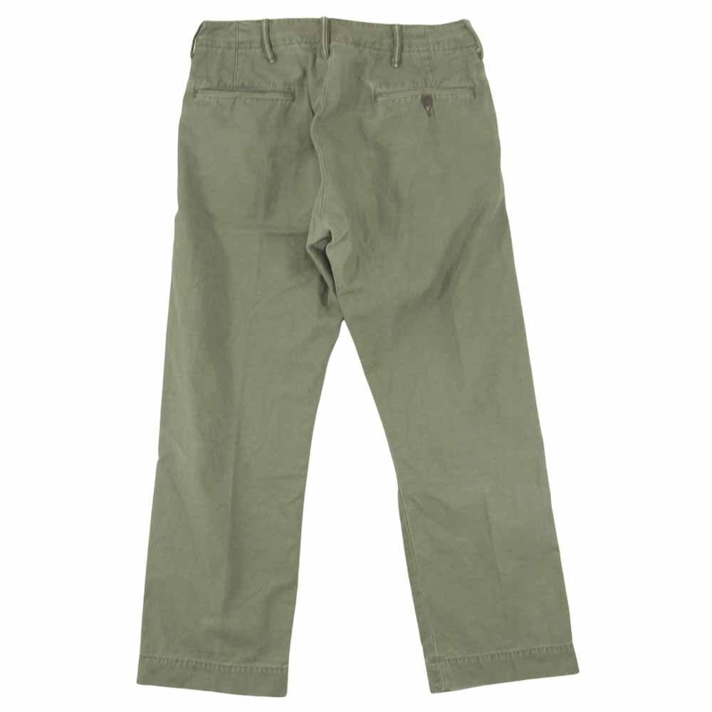 RRL ダブルアールエル US STANDARD CHINO 13 Stars ヴィンテージ加工 スタンダード チノ ミリタリー トラウザーズ パンツ カーキ系 30【中古】