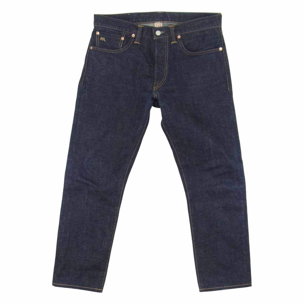 RRL ダブルアールエル 国内正規品 USA製 japan woven selvedge denim インディゴ デニム インディゴブルー系 32【中古】