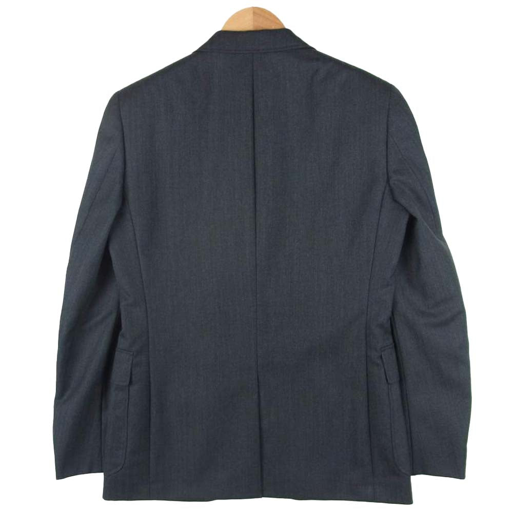 RRL ダブルアールエル イタリア製 3B ウール 総裏 テーラード ジャケット グレー系 38R【中古】
