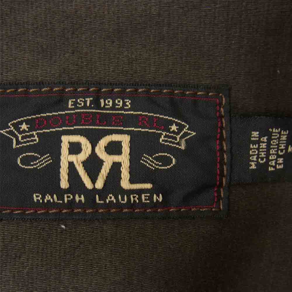 RRL ダブルアールエル 国内正規品 cotton flight jacket ヴィンテージ加工 コットン ピケ フライト ジャケット ブラウン系 M【中古】