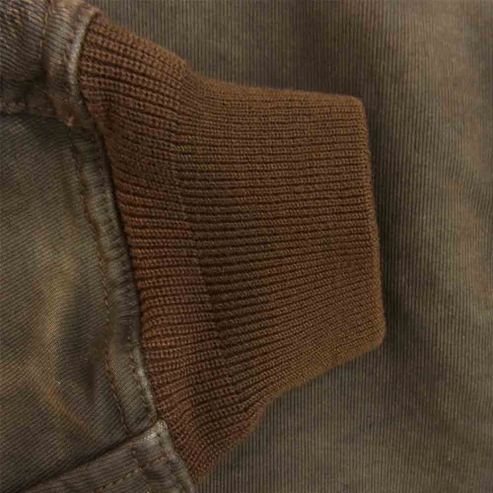 RRL ダブルアールエル 国内正規品 cotton flight jacket ヴィンテージ加工 コットン ピケ フライト ジャケット ブラウン系 M【中古】