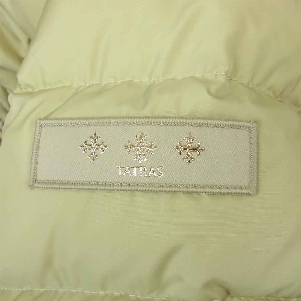 TATRAS タトラス LTAT21A4794-D 国内正規品 SARMA サルマ ダウン コート ハンガー付属 ベージュ系 2【極上美品】【中古】