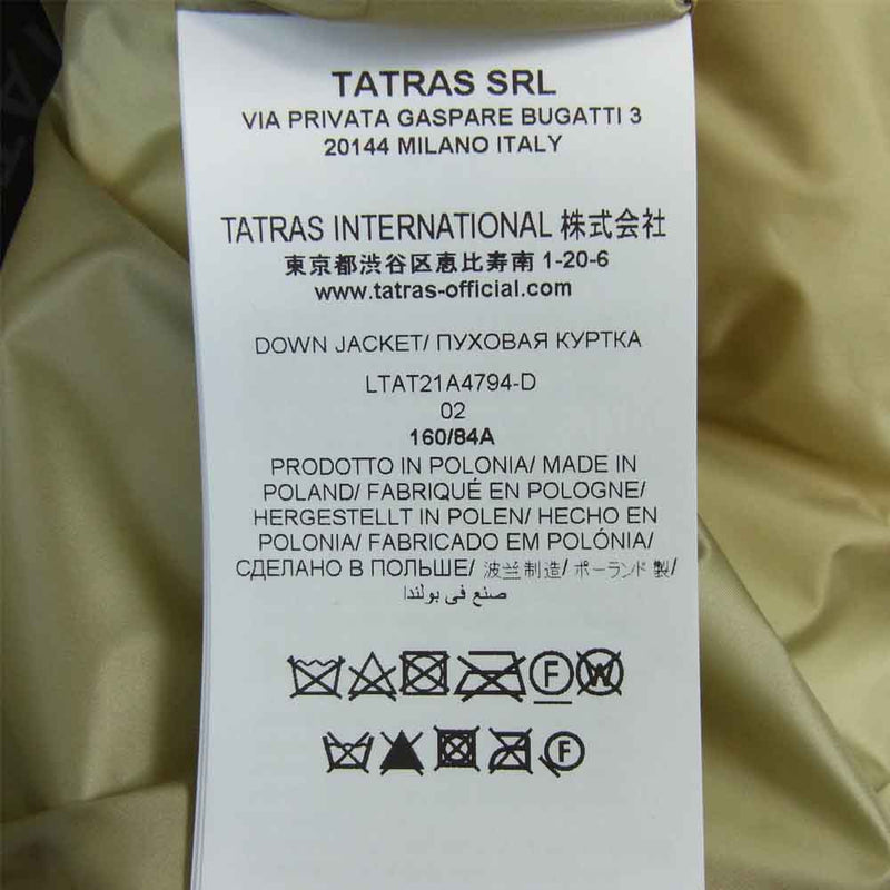 TATRAS タトラス LTAT21A4794-D 国内正規品 SARMA サルマ ダウン