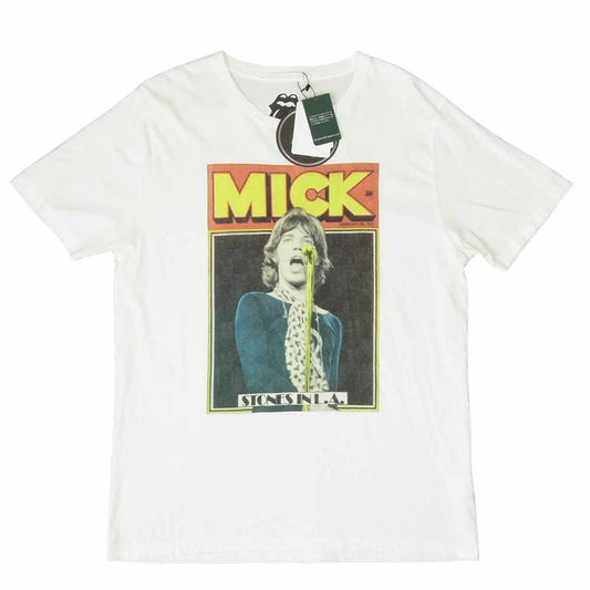 HYSTERIC GLAMOUR ヒステリックグラマー 0661CT13 ローリングストーンズ ミックジャガー 半袖 Tシャツ ホワイト系 L【中古】