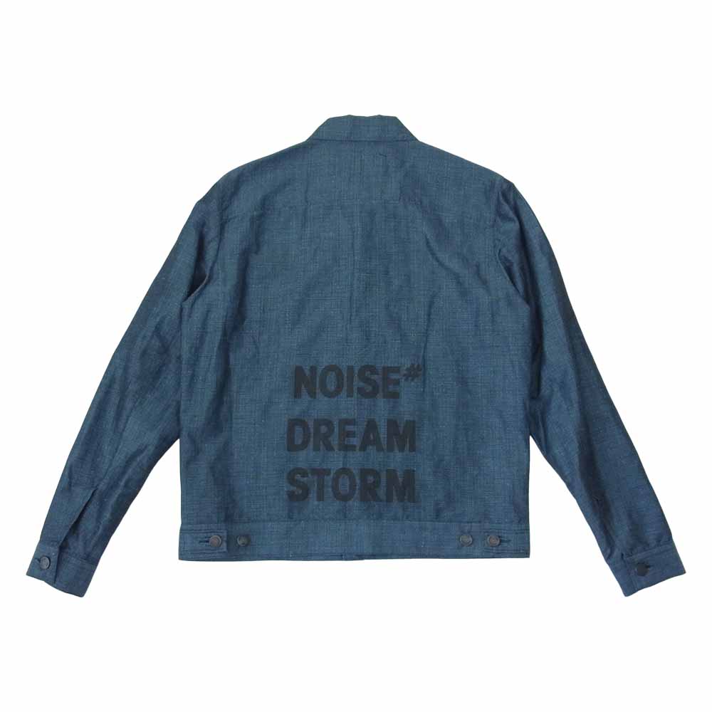 HYSTERIC GLAMOUR ヒステリックグラマー 06182AB01 デニム リネン ジャケット インディゴブルー系 M【美品】【中古】