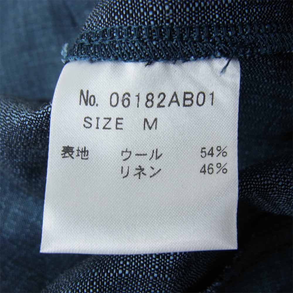 HYSTERIC GLAMOUR ヒステリックグラマー 06182AB01 デニム リネン ジャケット インディゴブルー系 M【美品】【中古】