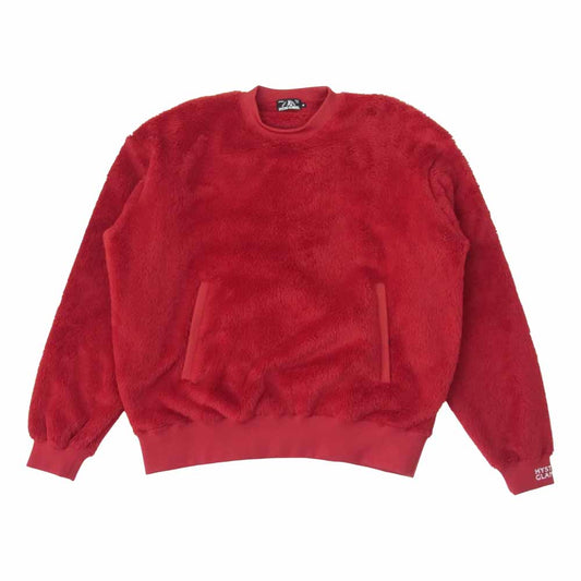 HYSTERIC GLAMOUR ヒステリックグラマー 02183CS09 ポーラテック フリース スウェット レッド系 M【極上美品】【中古】