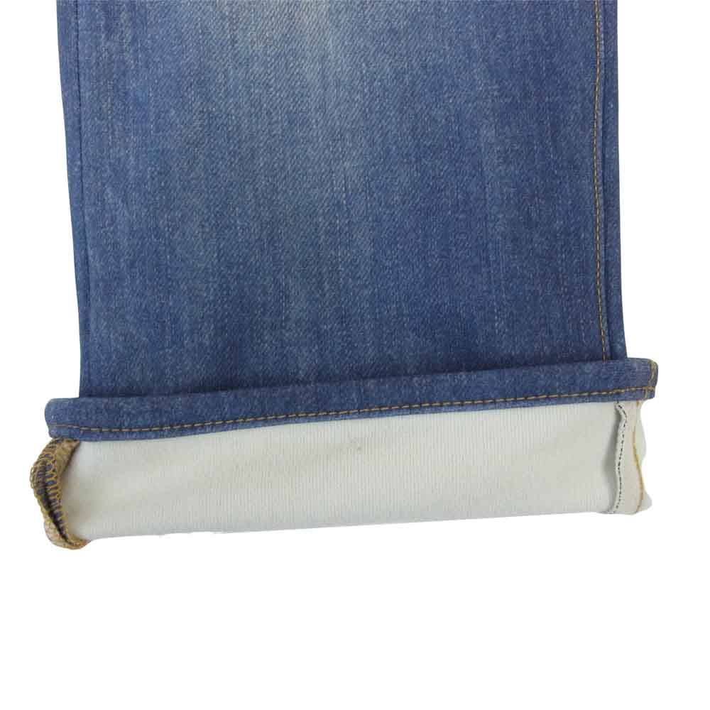 HYSTERIC GLAMOUR ヒステリックグラマー 18AW 02183AP14 60s REMAKE DENIM 転写プリント スリム ストレート パンツ インディゴブルー系 M【中古】