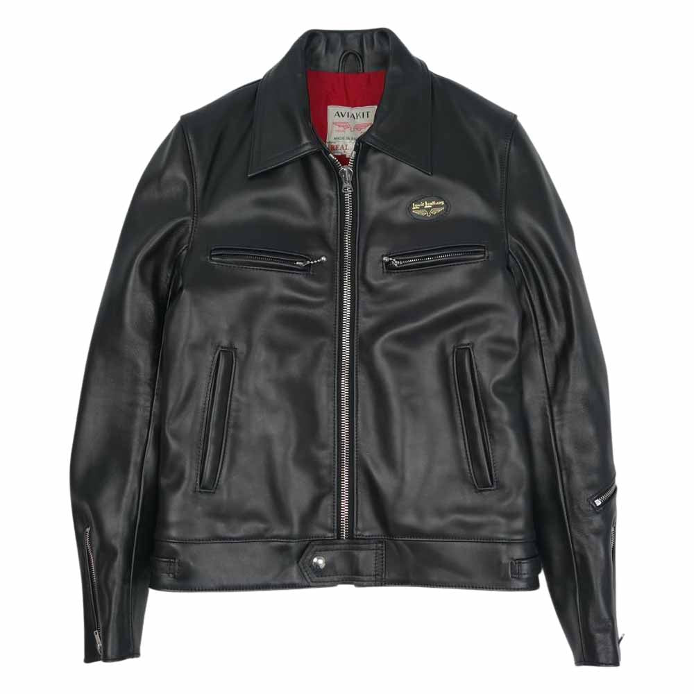 Lewis Leathers ルイスレザー 551TH 直営店購入レシート付属 DOMINATOR TIGHT FIT ドミネーター タイトフィット ホースレザー ライダース ブラック系 34【新古品】【未使用】【中古】