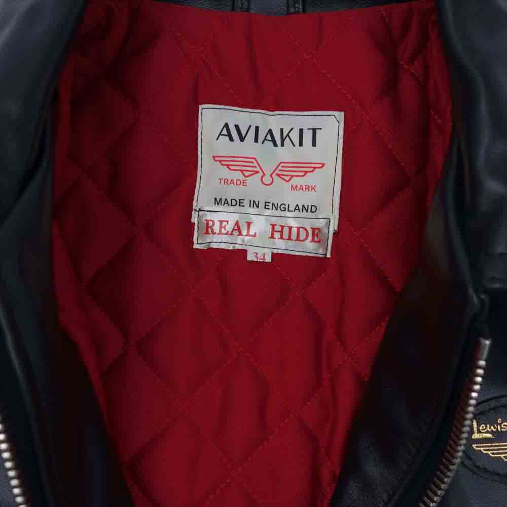 Lewis Leathers ルイスレザー 551TH 直営店購入レシート付属 DOMINATOR TIGHT FIT ドミネーター タイトフィット ホースレザー ライダース ブラック系 34【新古品】【未使用】【中古】