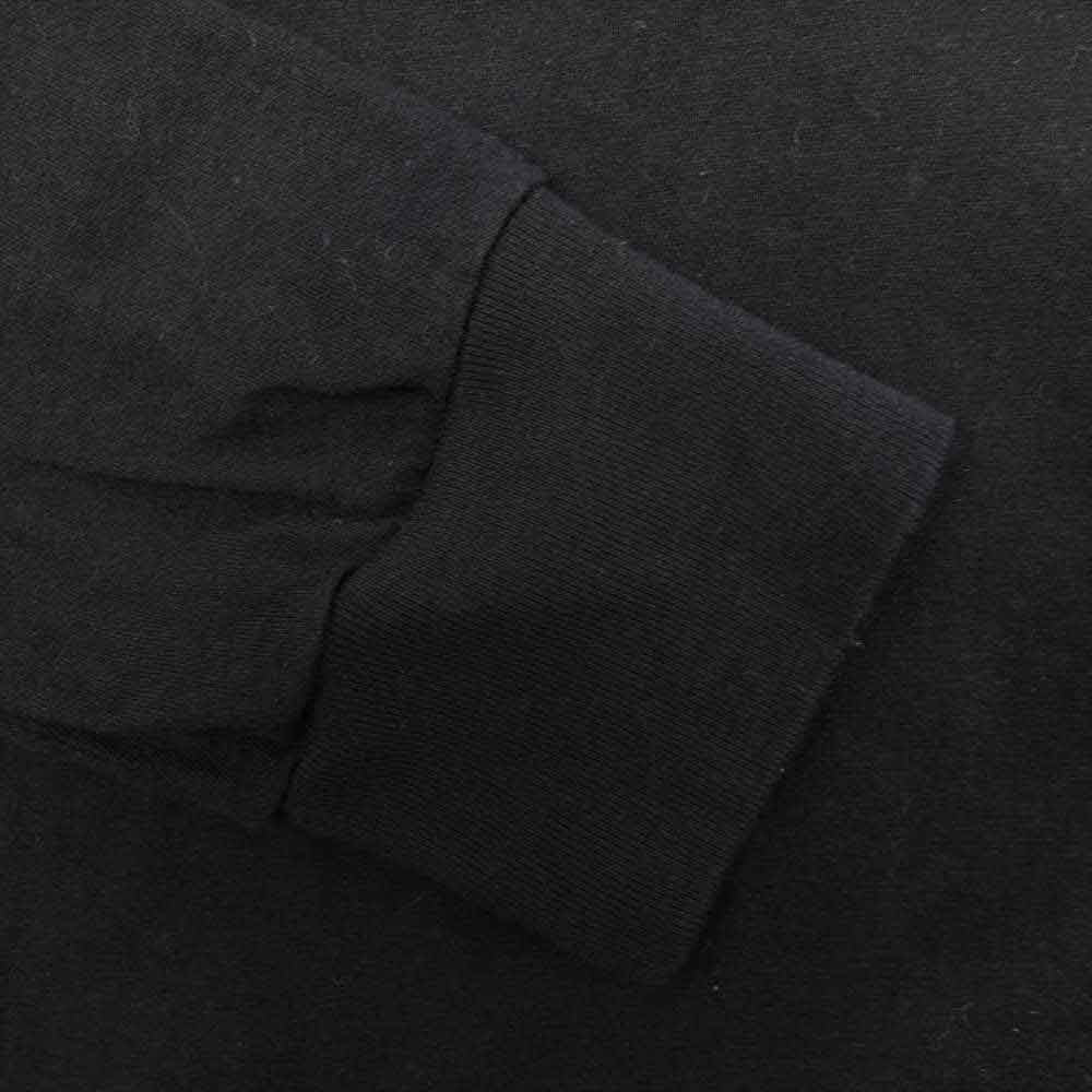 CHROME HEARTS クロムハーツ（原本無） 国内正規品 セメタリークロス バックプリント 袖ロゴ ポケット付き ロンT ブラック系 M【中古】